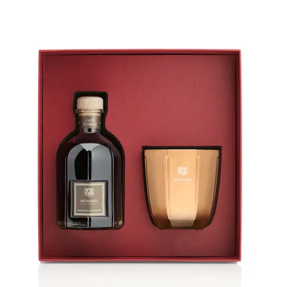 dr vranjes oud nobile gift box 250ml candela oro 200gr frv20 e42