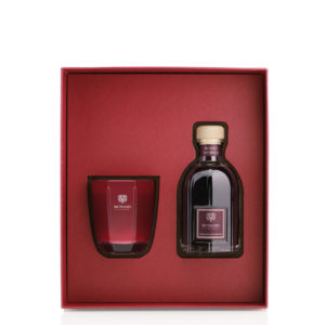 Gift Box Rosso Nobile 500 ml con bamboo + Refil 500 ml Rosso 