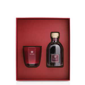 dr vranjes rosso nobile gift box 100ml candela tormalina 80gr frv20 l16