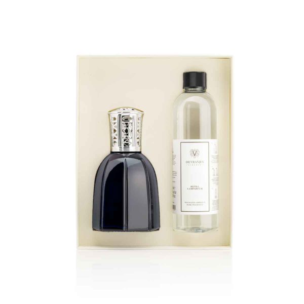 Lamparfum in vetro con tappo classico zaffiro - immagine 2