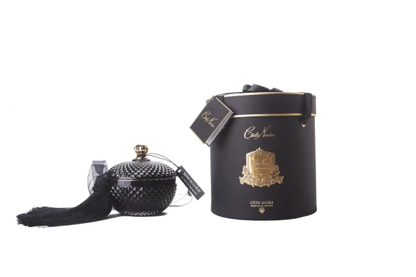 Candela Art Deco tonda Nera - immagine 2