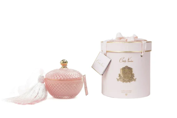 Candela tonda Art Deco Rosa - immagine 2