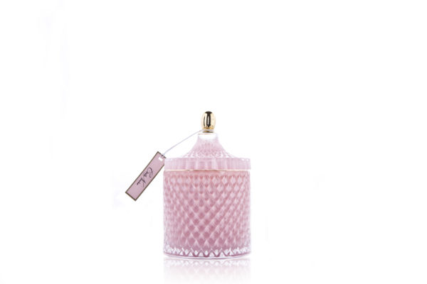 Candela Grand Pink Art Deco, profumazione Champagne Rosa