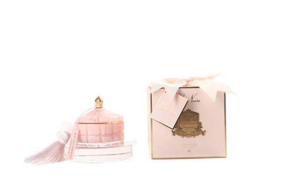 Candela Art Deco rosa 200 gr. - immagine 2