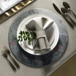 Trésor Cachè pesce rosso sfondo azzurro tondo